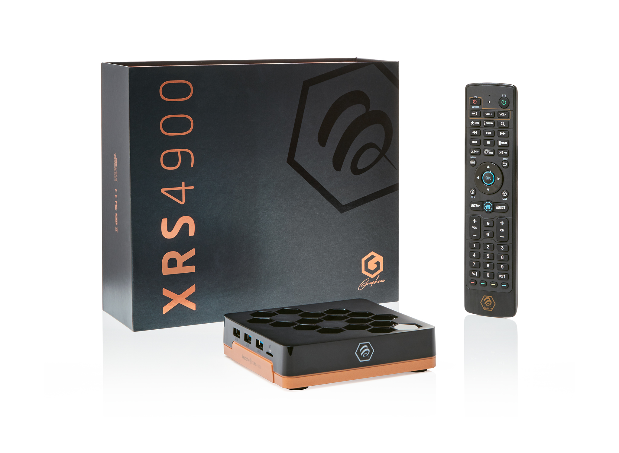 BuzzTV XRS 4900 Android IPTV OTT set-top HD 4K TV Box
