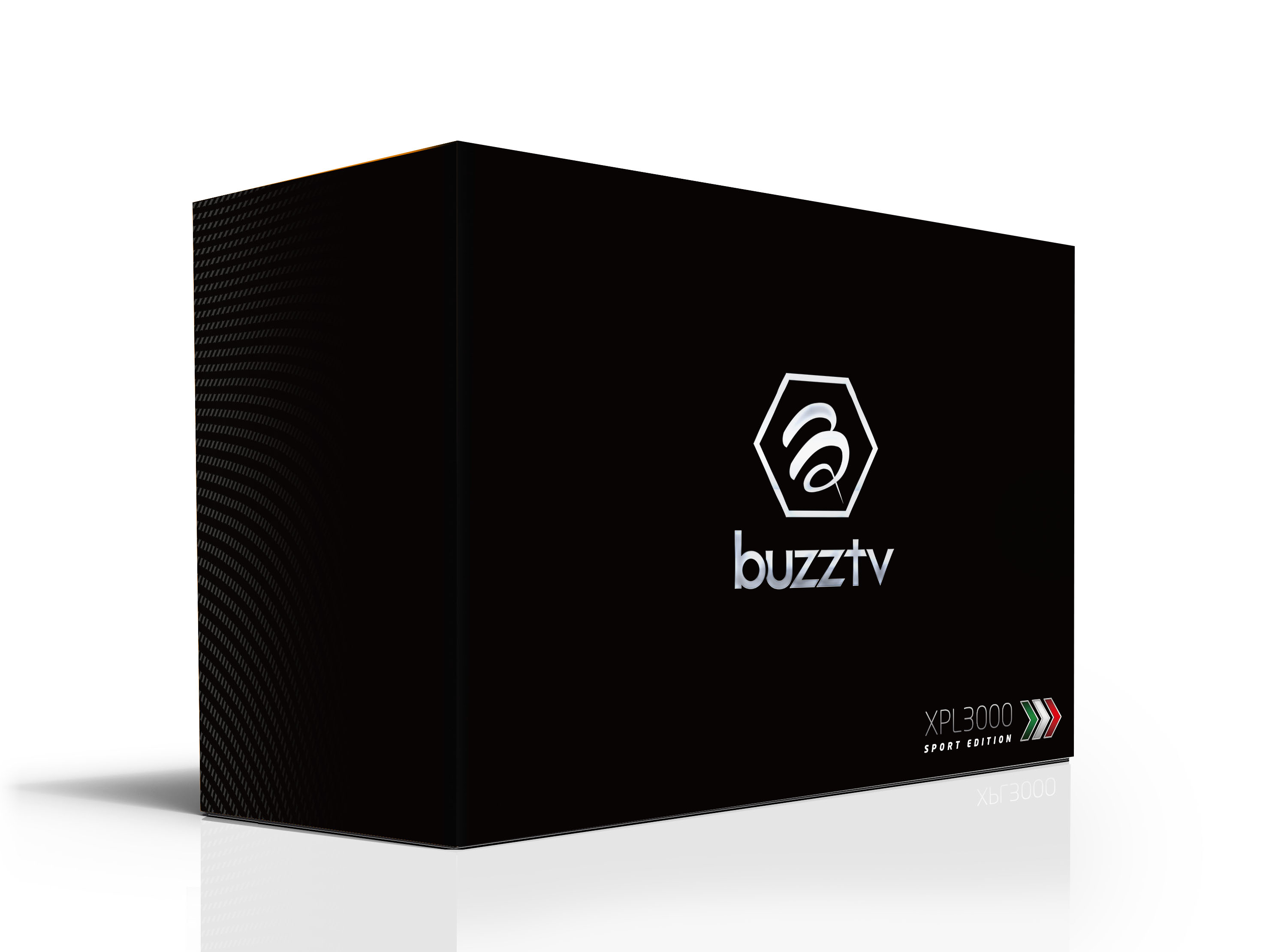 BuzzTV XPL 3000 Android IPTV OTT set-top HD 4K TV Box (Sporty Red)